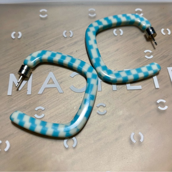 Machete Jewelry - Square Hoop Earrings by Machete